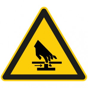 Warnzeichen Warnung vor Handverletzung · MAGNETSCHILD