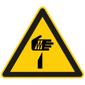Warnzeichen Warnung vor spitzem Gegenstand · MAGNETSCHILD
