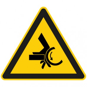 Warnzeichen Warnung vor Einzugsgefahr · MAGNETSCHILD