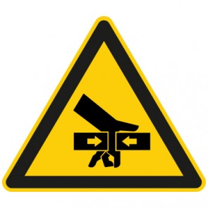 Warnzeichen Warnung vor Quetschgefahr · MAGNETSCHILD