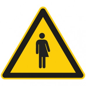 Aufkleber Warnzeichen Piktogramm Transgender | stark haftend