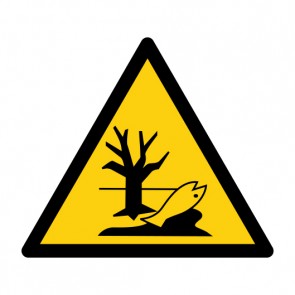 Schild Warnzeichen Warnung vor umweltgefährdenden Stoffen oder Gemischen · ISO 7010 W072