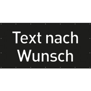 Banner Festivalbanner Wunschtext | schwarz