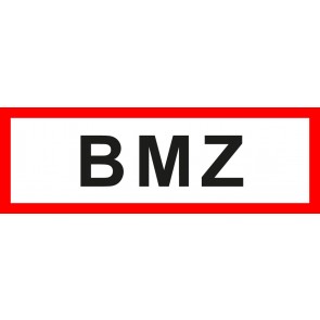 Magnetschild Feuerwehrzeichen BMZ