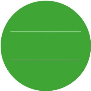 Schild QS Zeichen Blanko 2 Striche · grün | selbstklebend