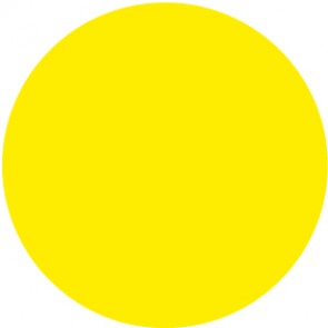 Schild QS Zeichen Blanko · gelb | selbstklebend