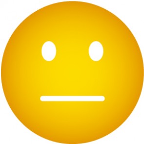 Schild QS Zeichen Smiley gelb | selbstklebend