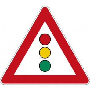 Verkehrzeichen Gefahrzeichen Lichtzeichenanlage · Zeichen 131  · MAGNETSCHILD