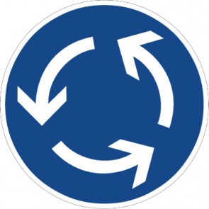 Verkehrsschild · Verkehrszeichen Vorschriftzeichen Kreisverkehr · Zeichen 215 