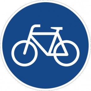 Aufkleber Vorschriftzeichen Sonderweg Radfahrer · Zeichen 237 | stark haftend - Verkehrszeichen STVO