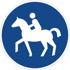 Verkehrsschild · Verkehrszeichen Vorschriftzeichen Sonderweg Reiter · Zeichen 238 