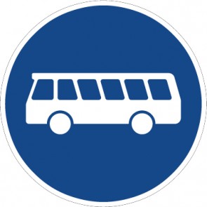 Magnetschild Vorschriftzeichen Bussonderfahrstreifen · Zeichen 245 