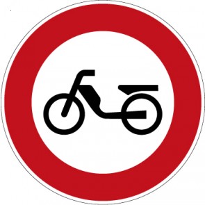Verkehrsschild · Verkehrszeichen Vorschriftzeichen Verbot für Mofas · Zeichen 257-50 