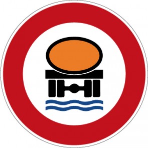 Verkehrsschild · Verkehrszeichen Vorschriftzeichen Verbot für Fahrzeuge mit wassergefährdender Ladung · Zeichen 269 