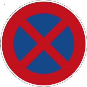 Verkehrzeichen Vorschriftzeichen Absolutes Halteverbot · Zeichen 283  · MAGNETSCHILD