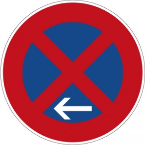 Verkehrsschild · Verkehrszeichen Vorschriftzeichen Absolutes Halteverbot (Ende), Aufstellung links · Zeichen 283-11 