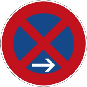 Verkehrsschild · Verkehrszeichen Vorschriftzeichen Absolutes Halteverbot (Ende), Aufstellung rechts · Zeichen 283-20 