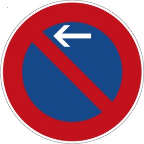 Verkehrsschild · Verkehrszeichen Vorschriftzeichen Eingeschränktes Halteverbot (Anfang), Rechtsaufstellung · Zeichen 286-10 