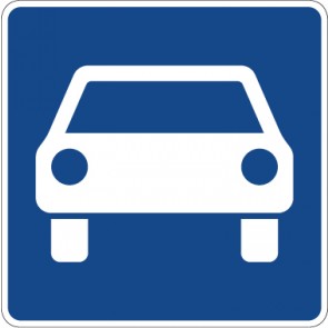 Verkehrzeichen Richtzeichen Kraftfahrstraße · Zeichen 331.1  · MAGNETSCHILD