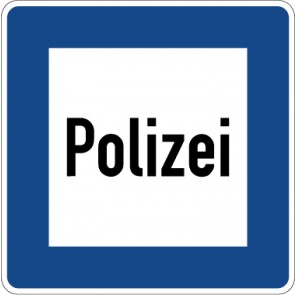 Schild Richtzeichen Polizei · Zeichen 363 