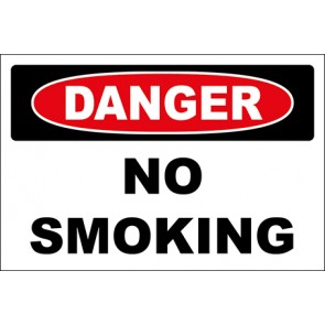 Hinweisschild No Smoking · Danger