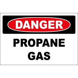 Aufkleber Propane Gas · Danger | stark haftend