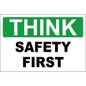 Aufkleber Safety First · Safety First · OSHA Arbeitsschutz