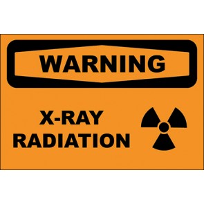 Hinweisschild X-Ray Radiation · Warning | selbstklebend