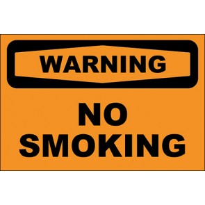 Hinweisschild No Smoking · Warning