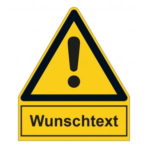 MAGNETSCHILD Warnzeichen mit Anhang · Allgemeines Warnzeichen
